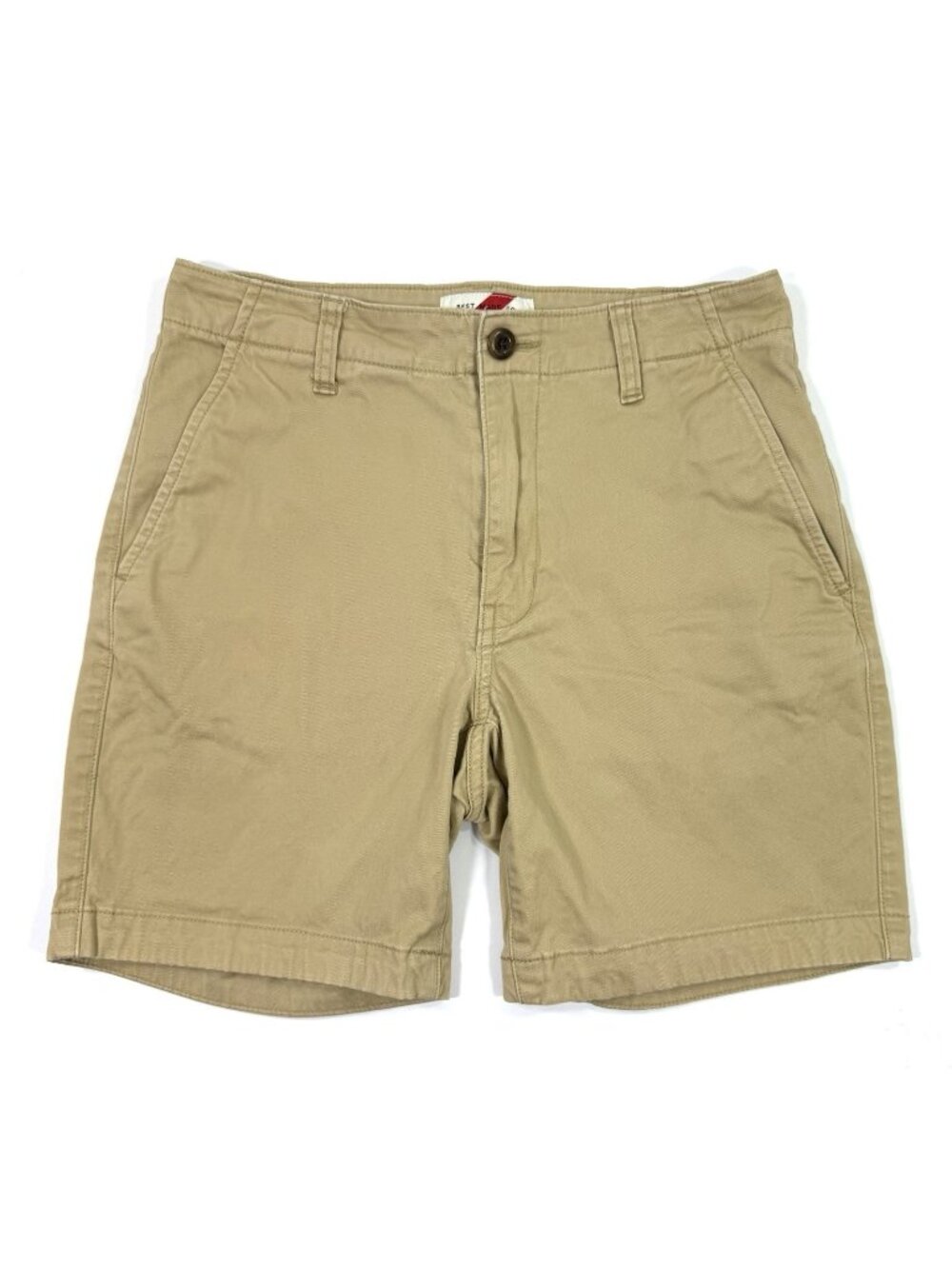Best Made Co Mens Shorts Supima Twill Cotton Stretch Size 28 Khaki Casual Chino